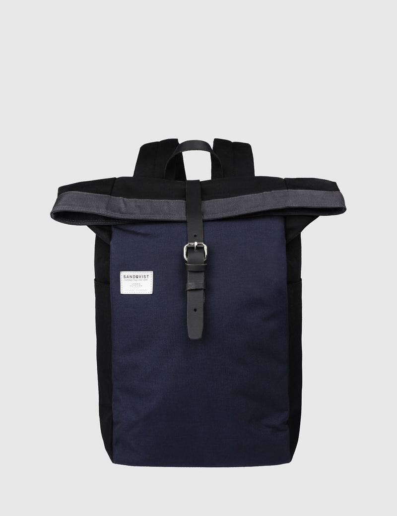 Sac à Dos Sandqvist Silas (Toile) - Multi/Noir/Bleu/Gris