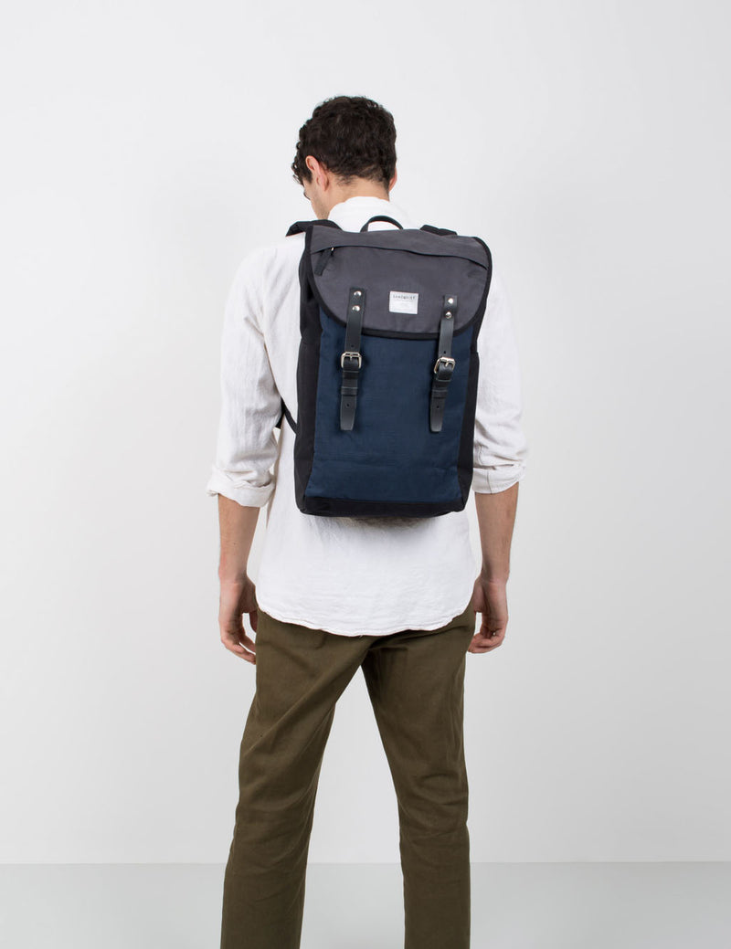 Sac à Dos Sandqvist Hans (Cordura) - Bleu Marine/Multi