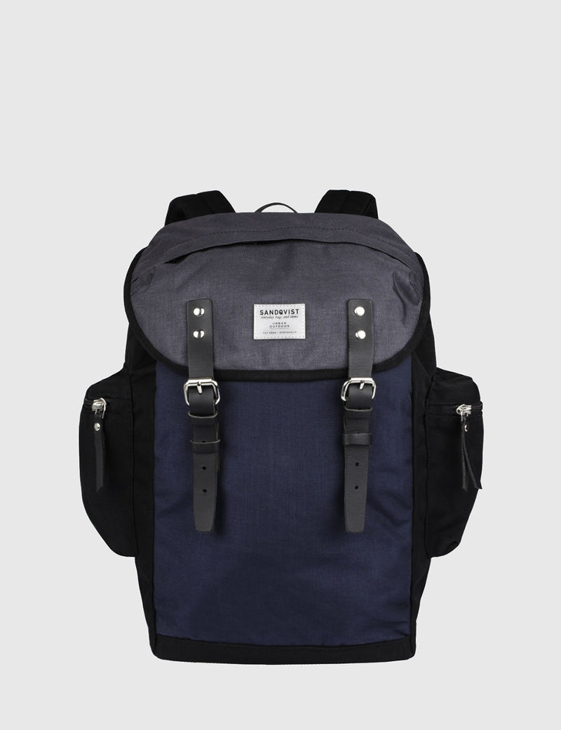Sac à dos Sandqvist Lars-Goran (Toile) - Noir