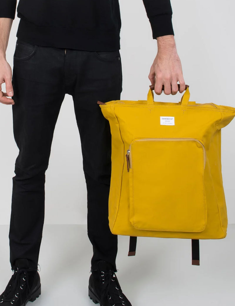 Sandqvist Sasha Tote Bag (Canvas) - Yellow