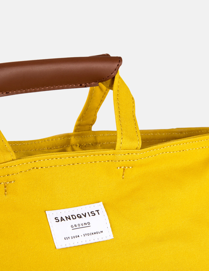 Sandqvist Sasha Tote Bag (Canvas) - Yellow