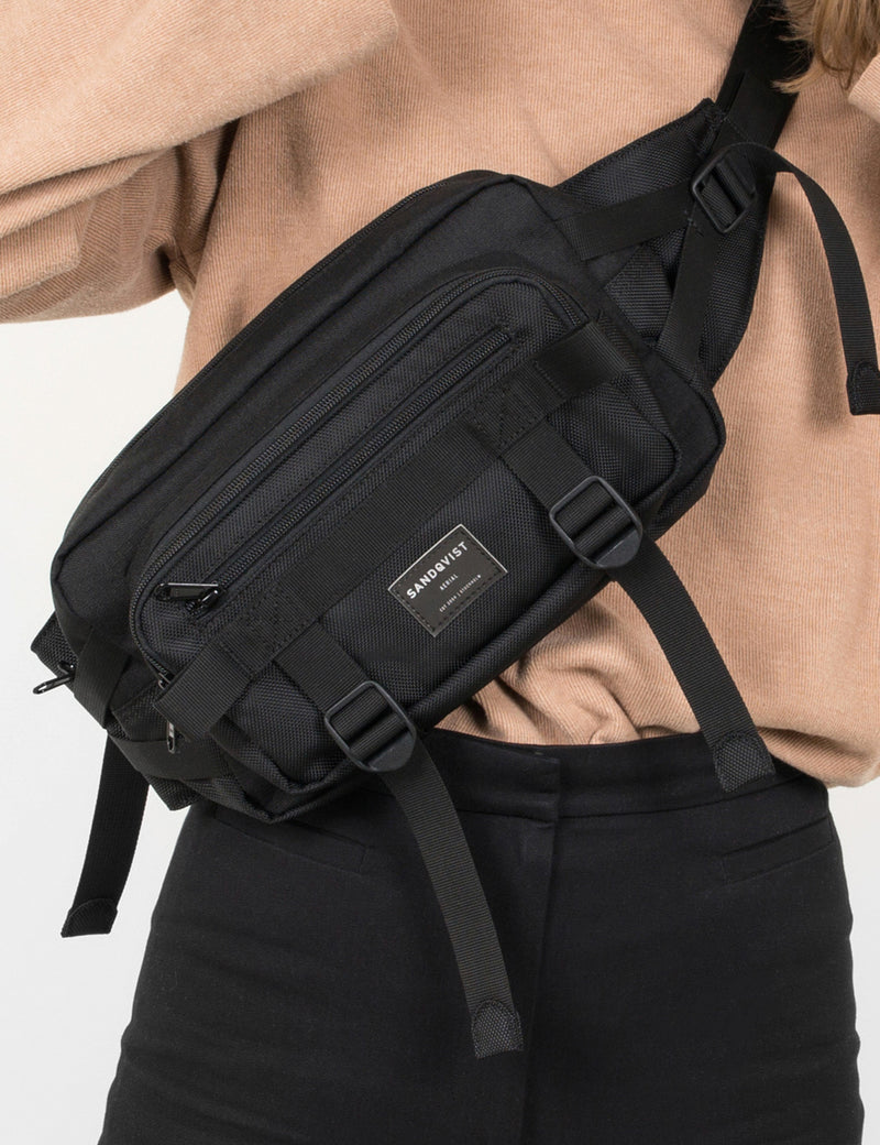 Sandqvist Abbe Bum Bag Black URBAN EXCESS