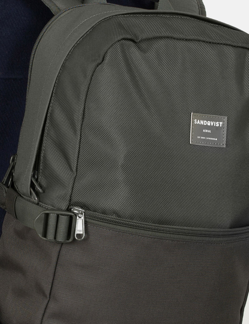 Sandqvist Peter Backpack (Ripstop) - Beluga Green