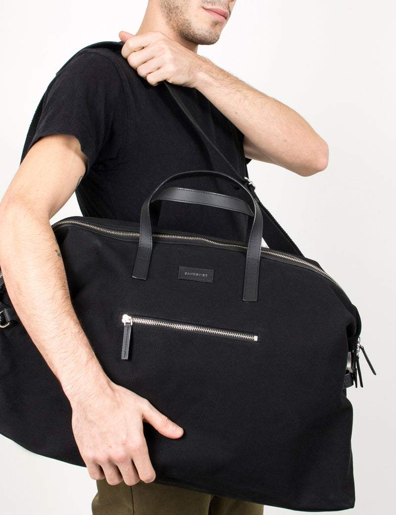 Sac de week-end Sandqvist Damien - Noir