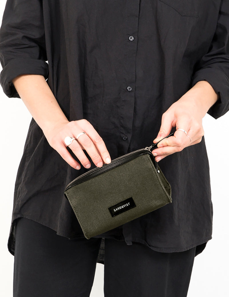 Trousse de toilette Sandqvist Ina - Beluga Green
