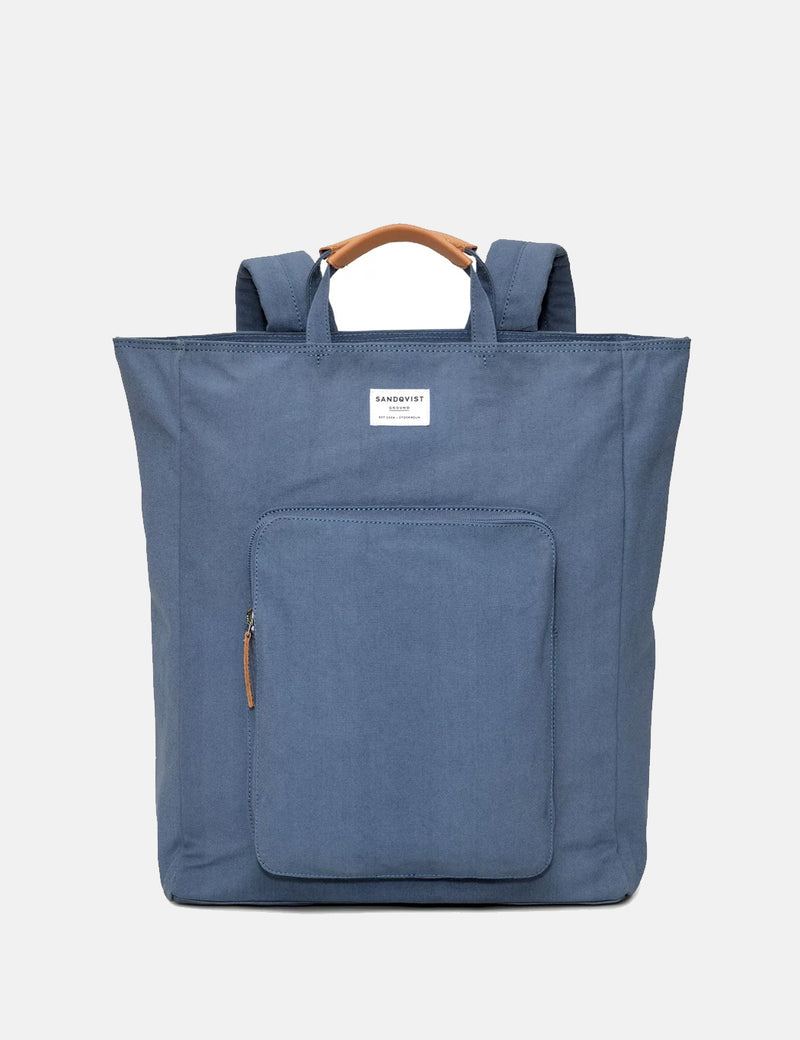 Sandqvist Sasha Tote Bag (Canvas) - Dusty Blue