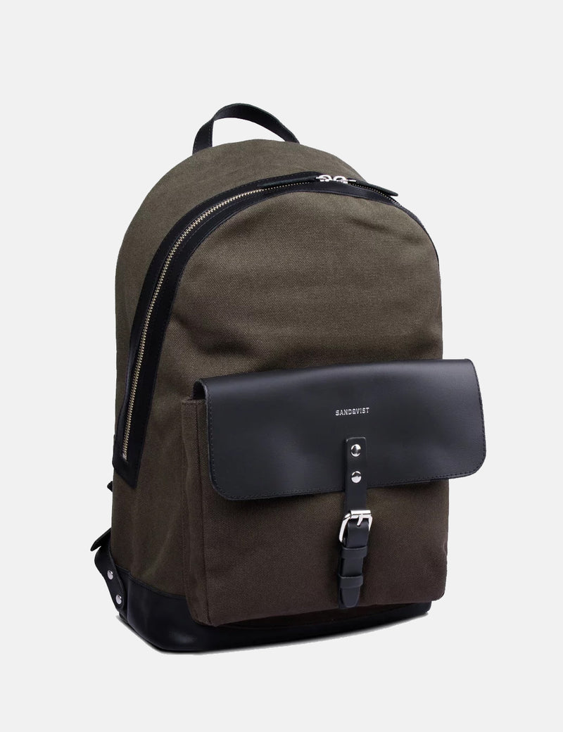 Sandqvist Andor Backpack - Beluga Green