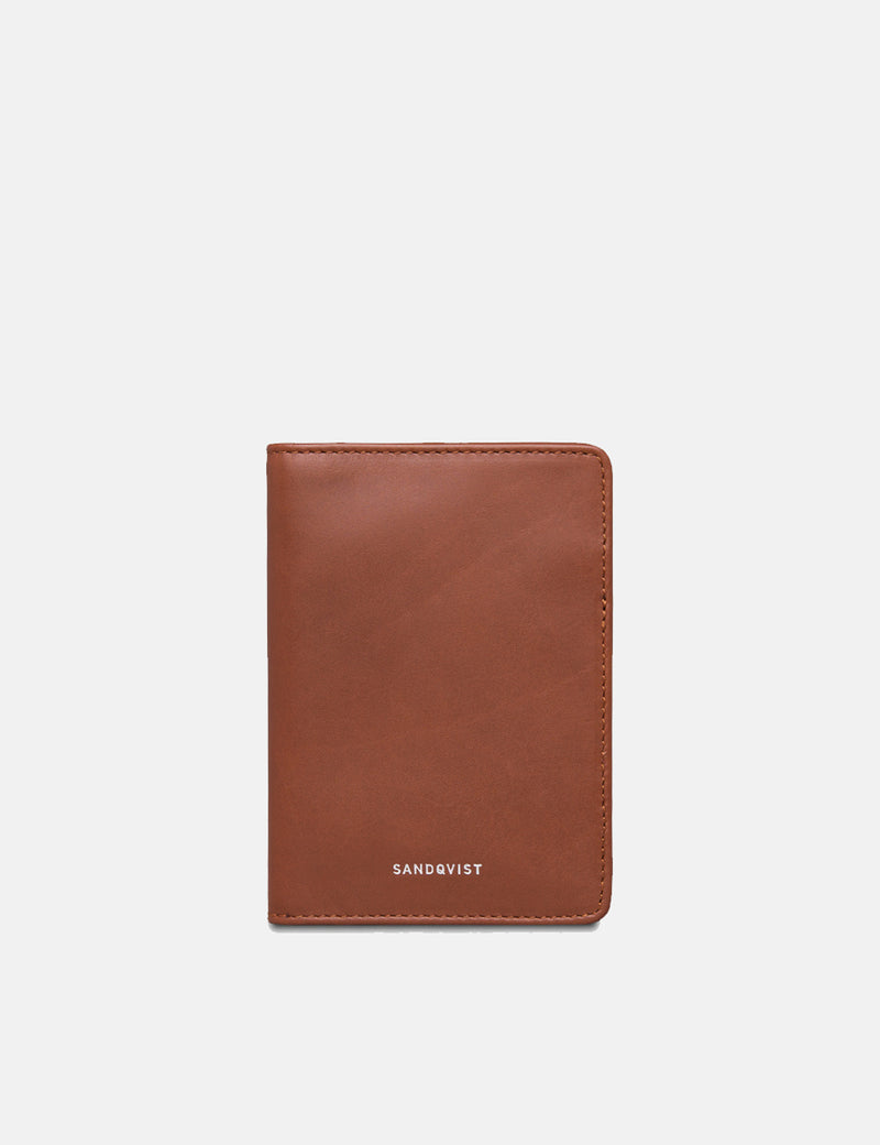 Sandqvist Malte Wallet（レザー）-Cognac Brown