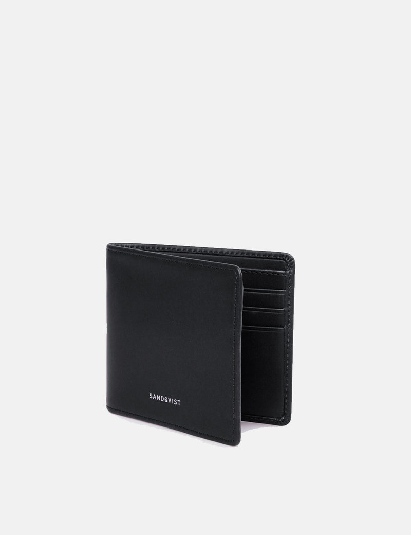 Sandqvist Manfred Wallet (Leather) - Black