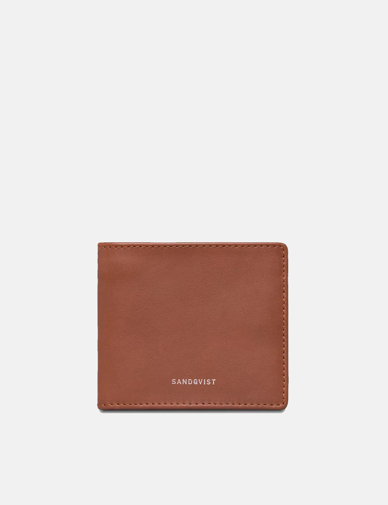 Sandqvist Manfred Wallet（レザー）-コニャックブラウン
