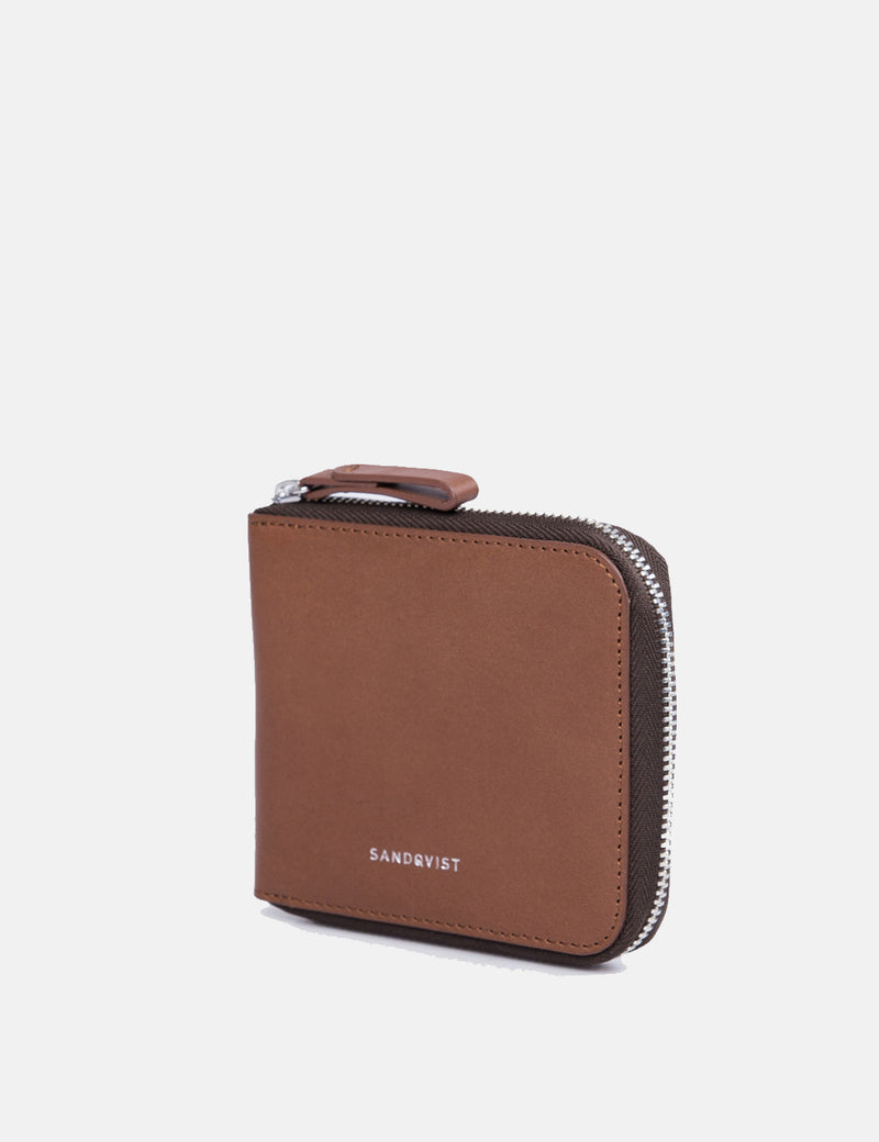 Sandqvist Tyko Wallet（レザー）-コニャックブラウン