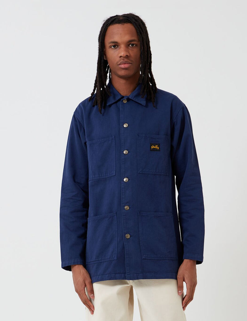 Stan Ray Shop Jacket (Overdyed) - Navy Blue