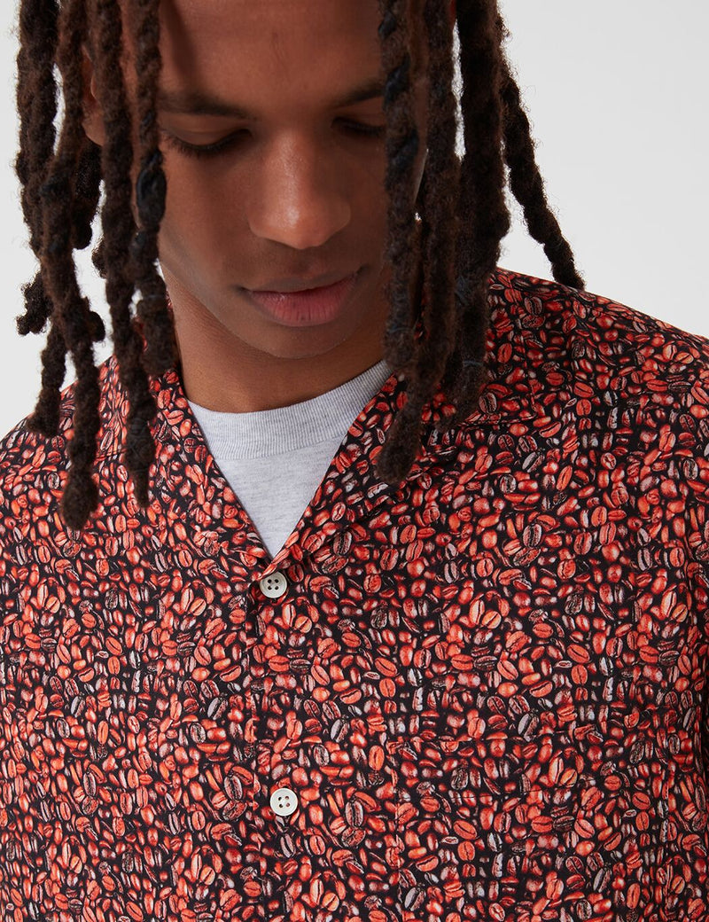 Portuguese Flannel Coffee Shirt - Red