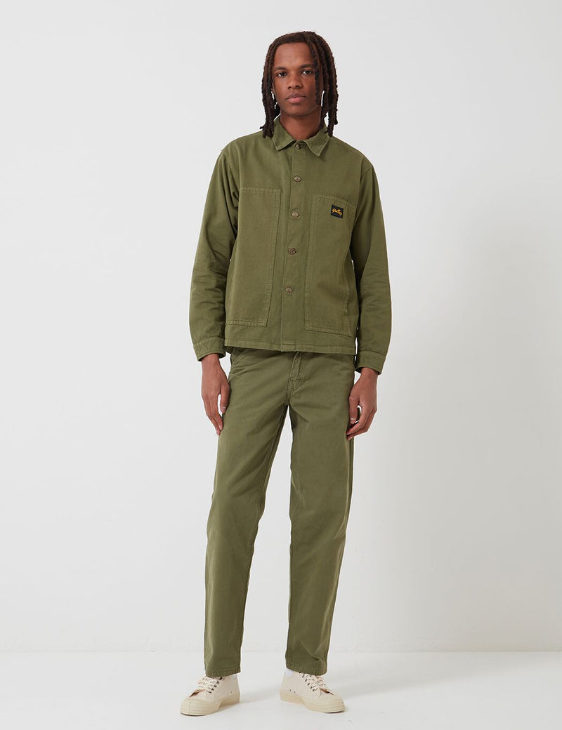 Stan Ray Box Jacket (Overdyed) - Olive Green
