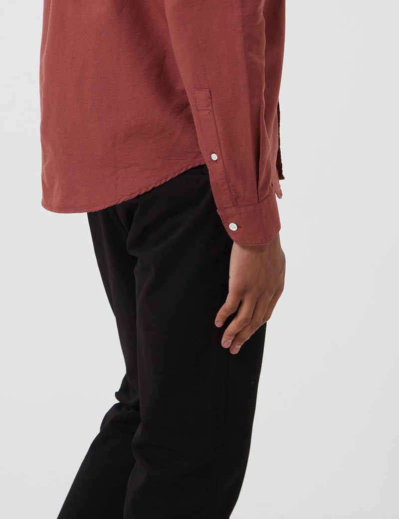 Portuguese Flannel Belavista Shirt - Bordeaux