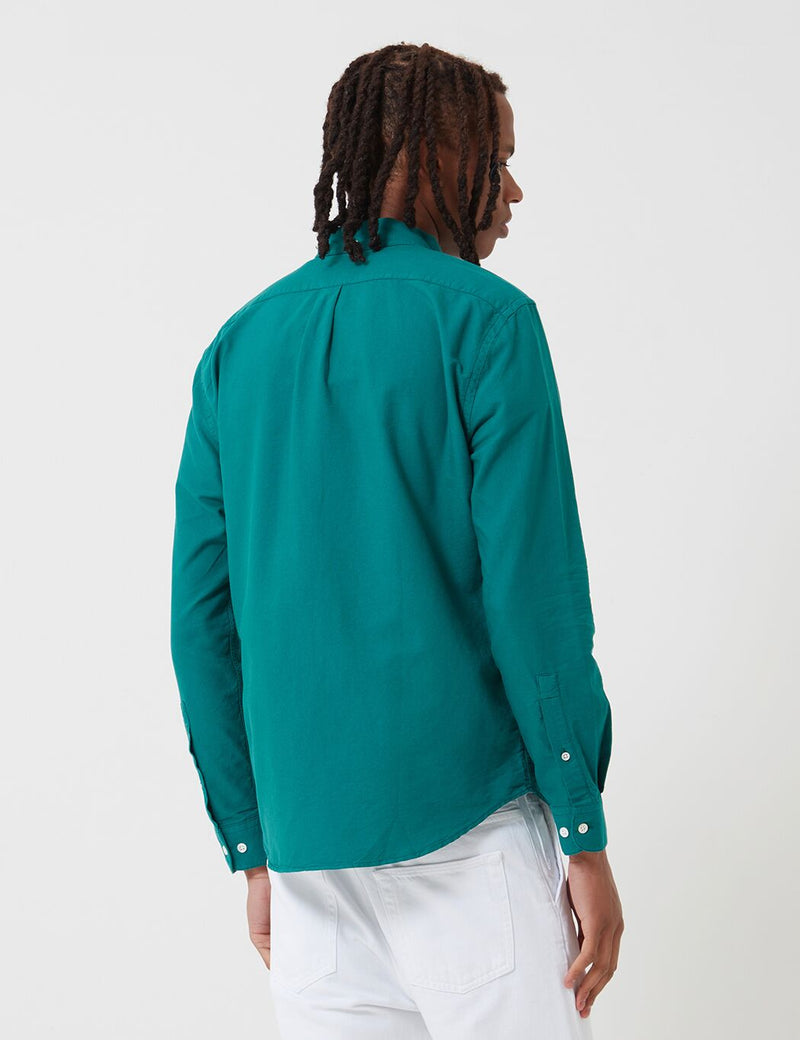 Portuguese Flannel 벨라 비스타 셔츠-Billard Green