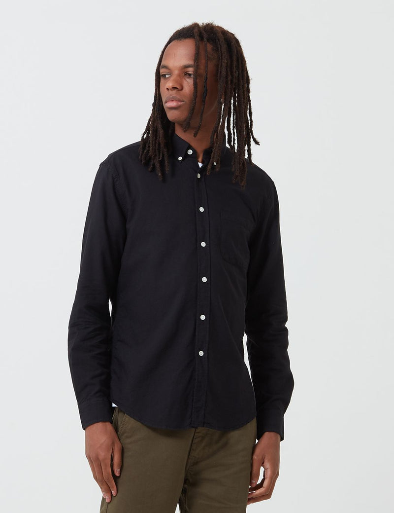Portuguese Flannel Belavista Shirt - Black