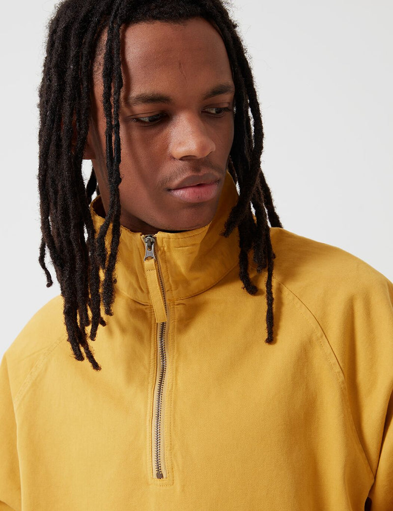 Veste Smockée Stan Ray 1/4 Zip Pop - Old Yellow