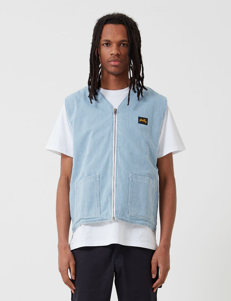 Stan Ray Liner Vest-Bleached Hickory