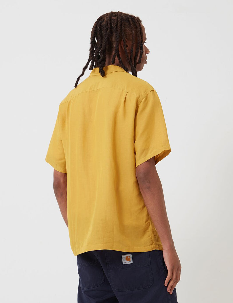 Portuguese Flannel 카 타운 셔츠-빈티지 옐로우