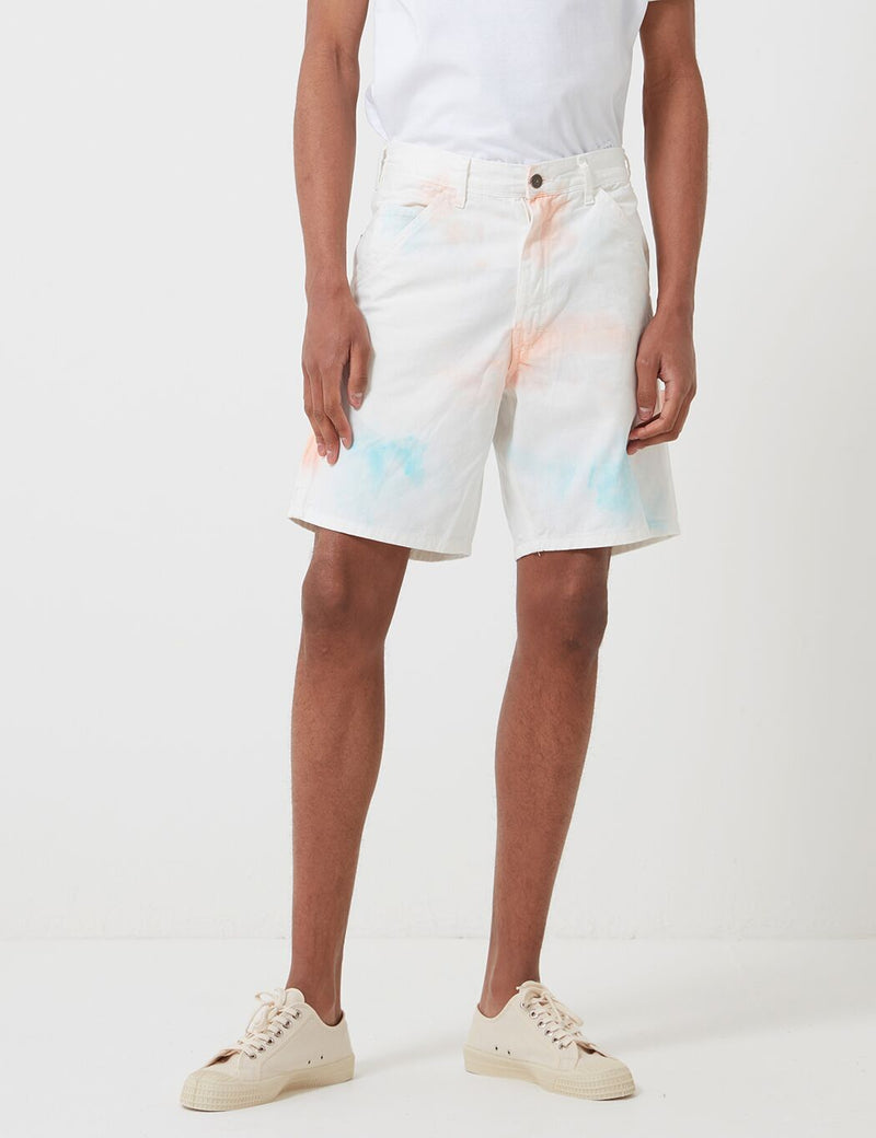 Stan Ray 80's Painter Short - Coral/Parrott Tye Dye