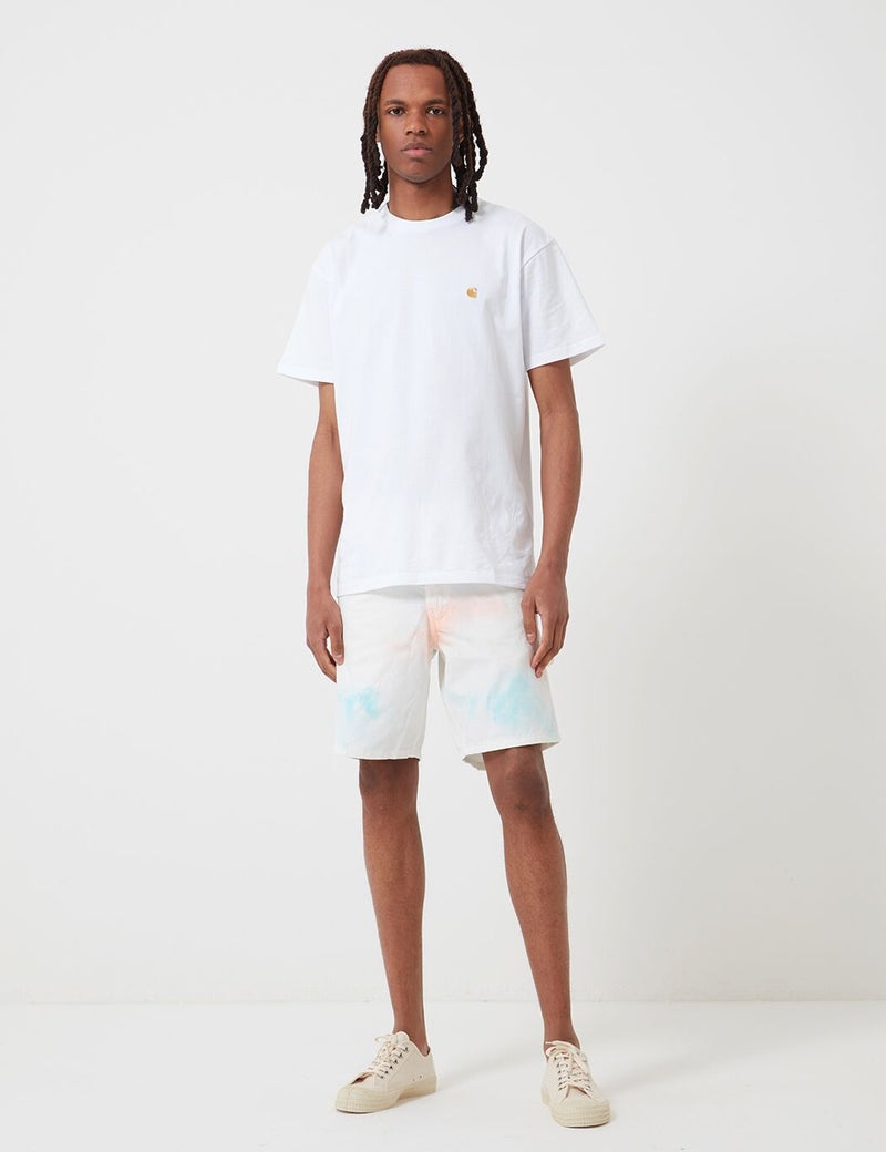Stan Ray 80's Painter Short - Coral/Parrott Tye Dye
