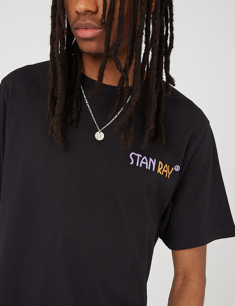 Stan Ray Peace 티셔츠-블랙