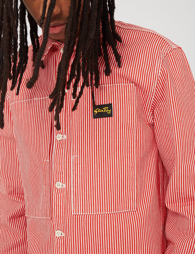 Chemise Prison Stan Ray - Hickory Rouge