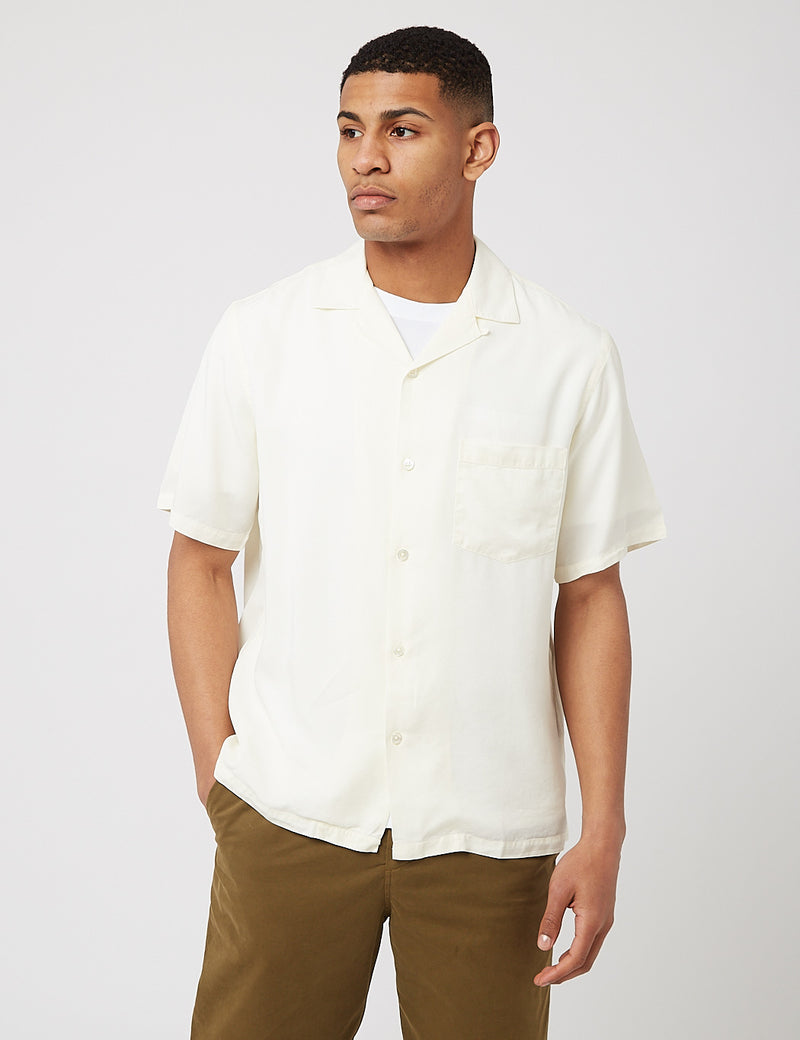 Potuguese Flanell Dogtown Shirt - Off White