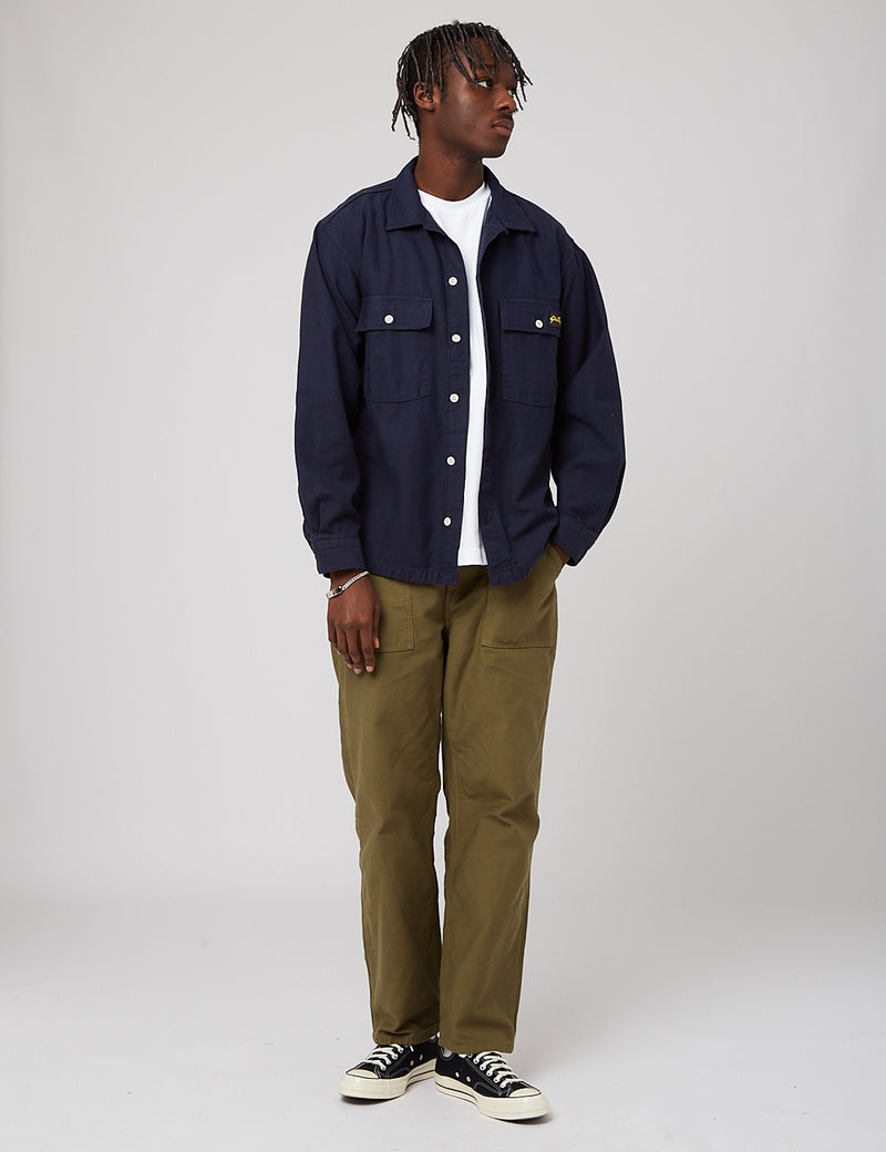 Chemise Stan Ray CPO - Bleu Marine