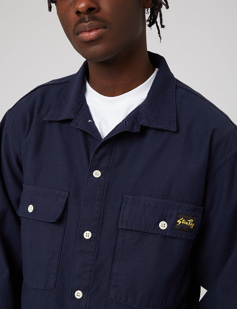 Chemise Stan Ray CPO - Bleu Marine