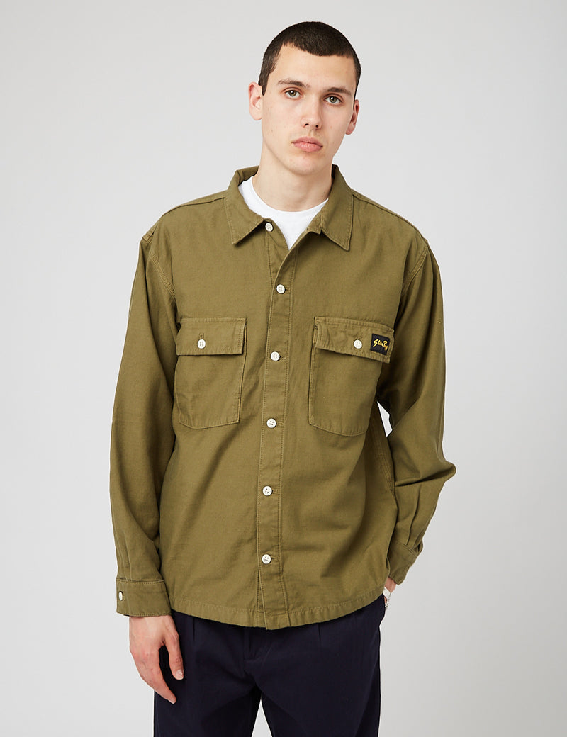 Chemise Stan Ray CPO - Vert Olive