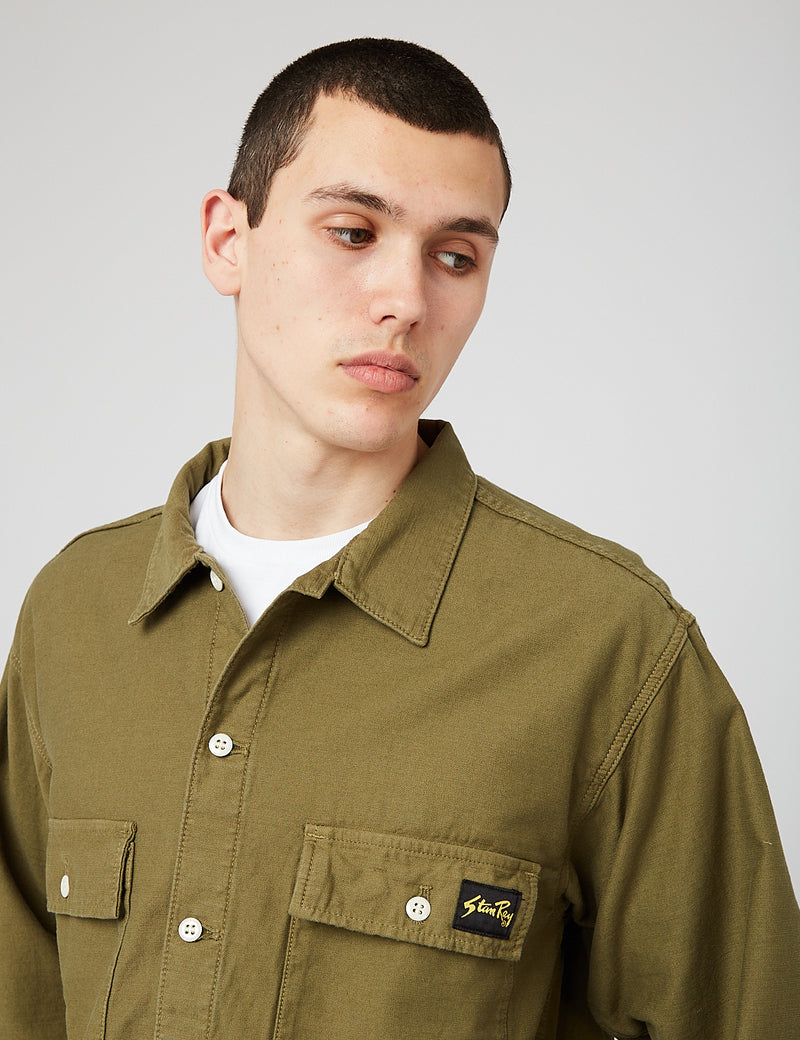 Chemise Stan Ray CPO - Vert Olive