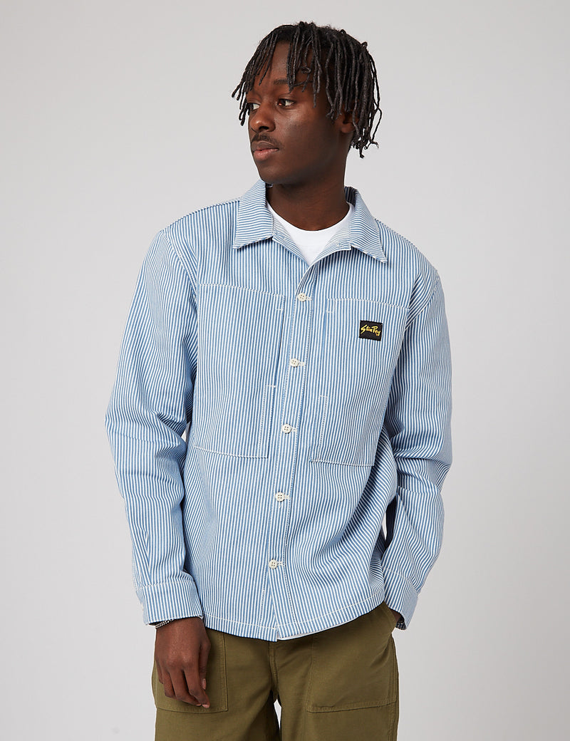 Chemise Stan Ray Prison - Bleu Hickory