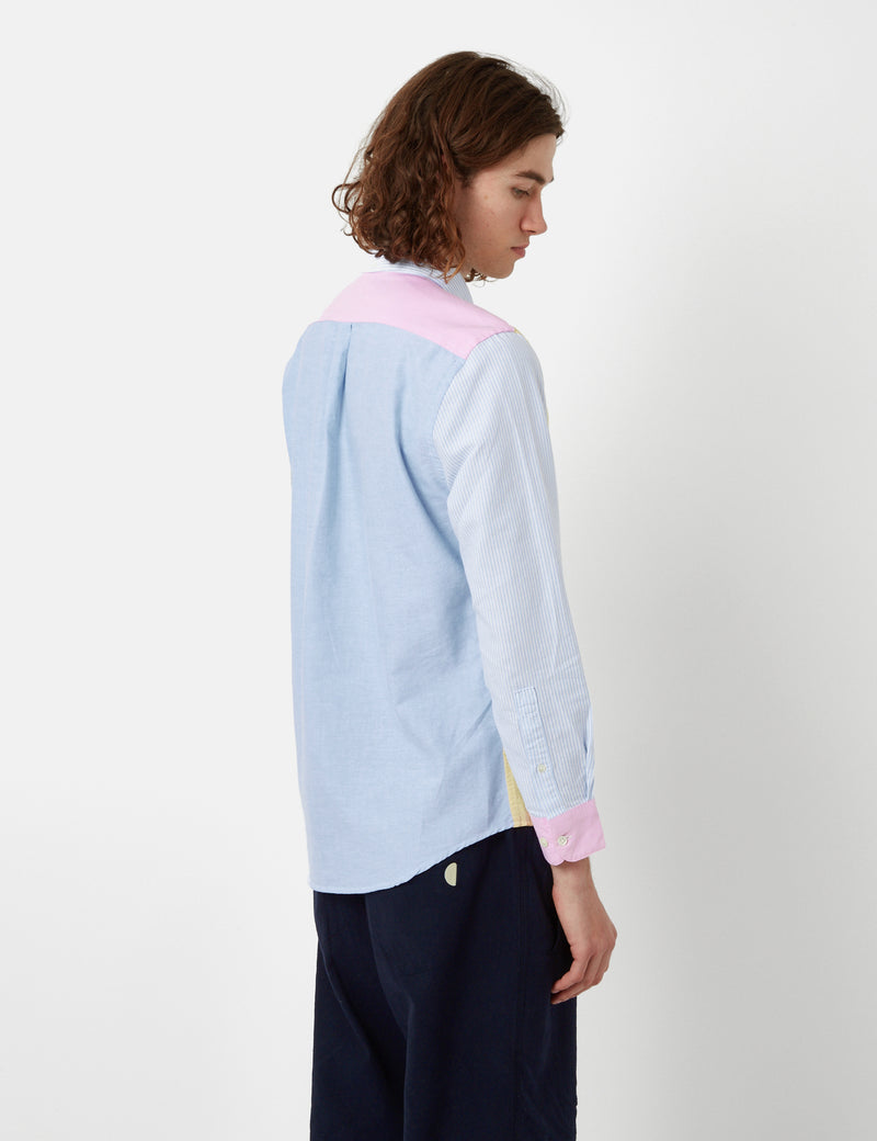 Portuguese Flannel Belavista Shirt - Patchwork Blue