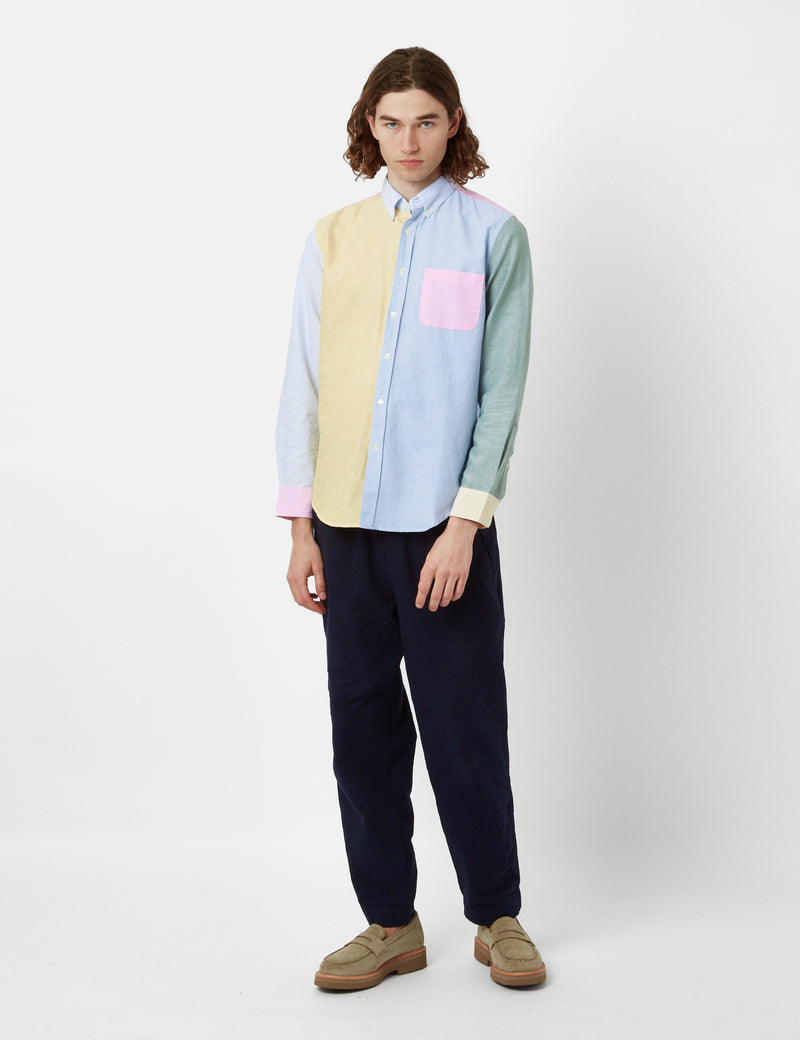 Portuguese Flannel Belavista Shirt - Patchwork Blue