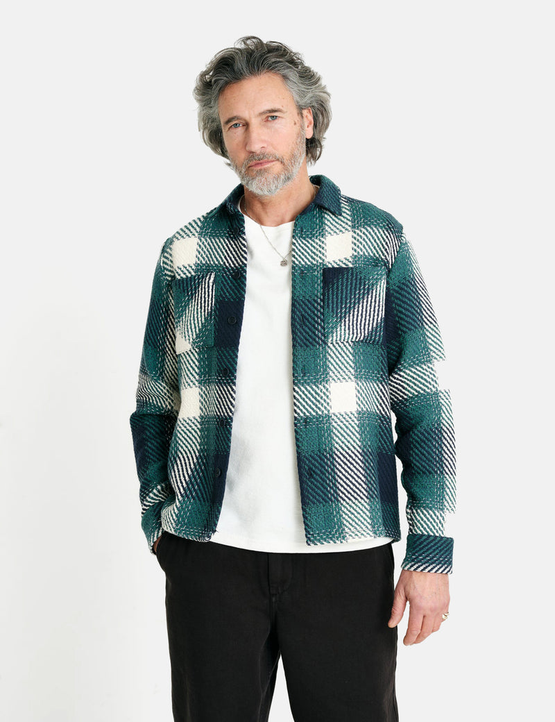 Wax London Wittling Overshirt (Ombré) - Grün