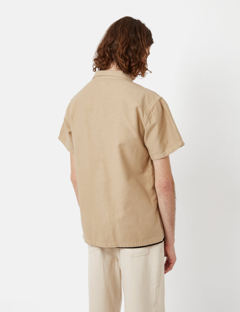 Stan Ray CPO Short Sleeve Shirt - Khaki Brown