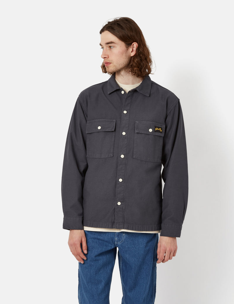 Stan Ray CPO Shirt - Navy Blue