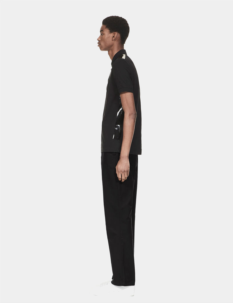 Fred Perry x Raf Simons Tape Detail Trouser - Black