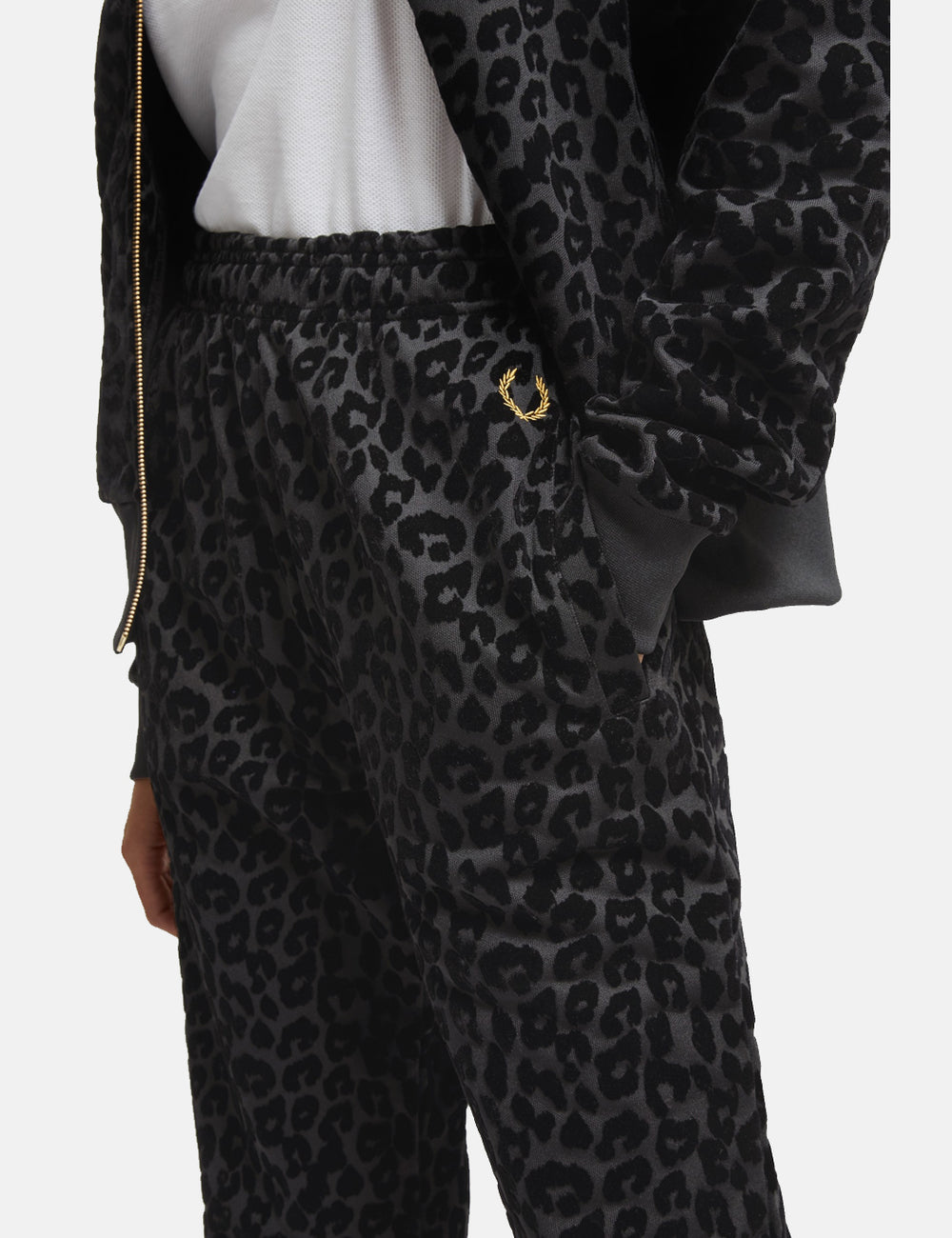 Fred Perry x Miles Kane Leopard Print Track Pant URBAN EXCESS