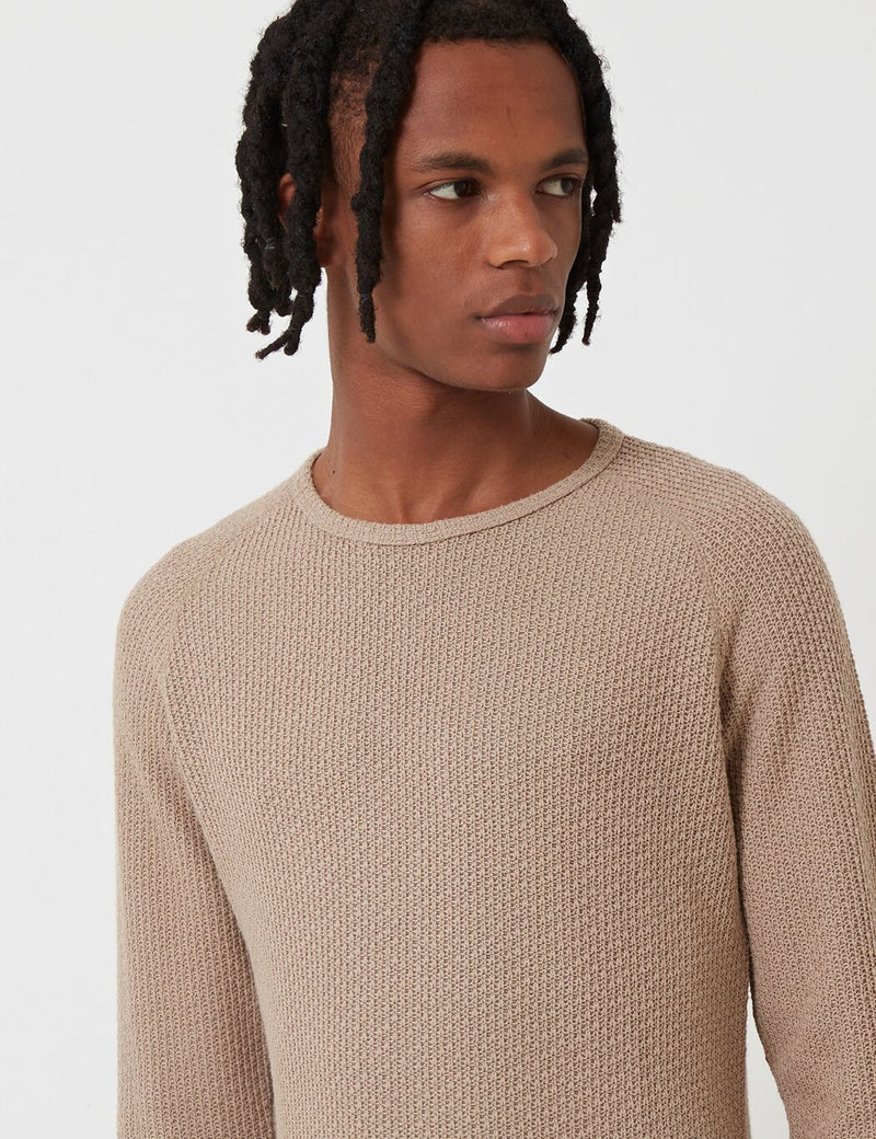 Suit Nut Jumper - Light Brown