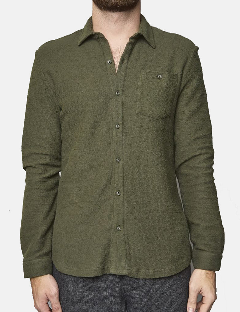 Suit Denmark Jeremy Terry Shirt - Dark Green