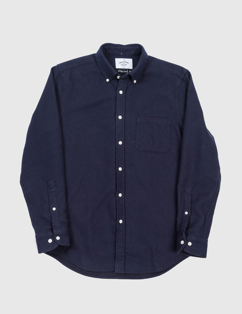 Chemise en flanelle portugaise Suave - Navy