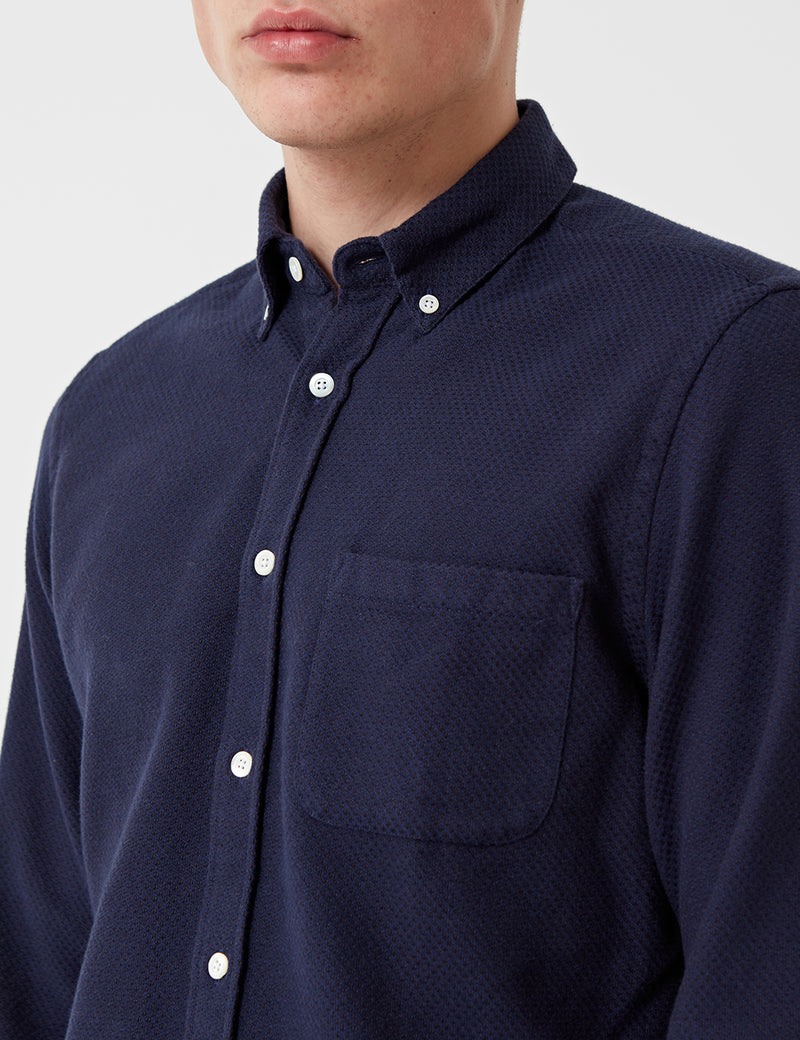 Chemise en flanelle portugaise Suave - Navy