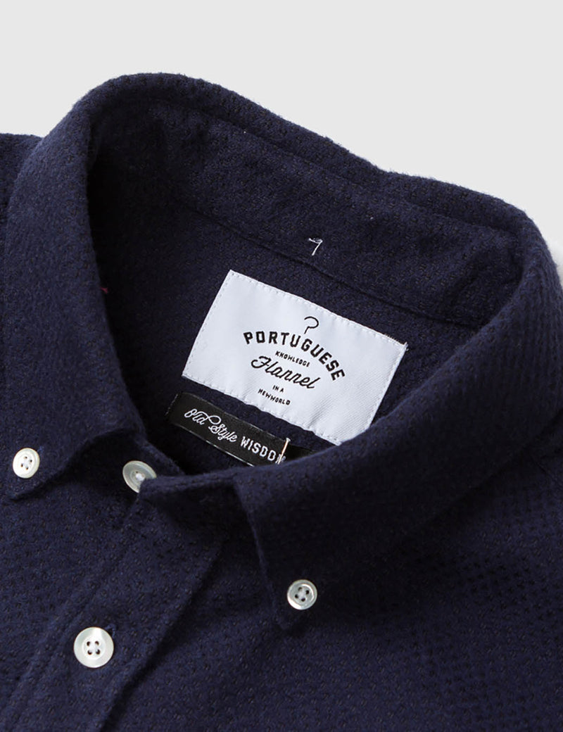 Chemise en flanelle portugaise Suave - Navy