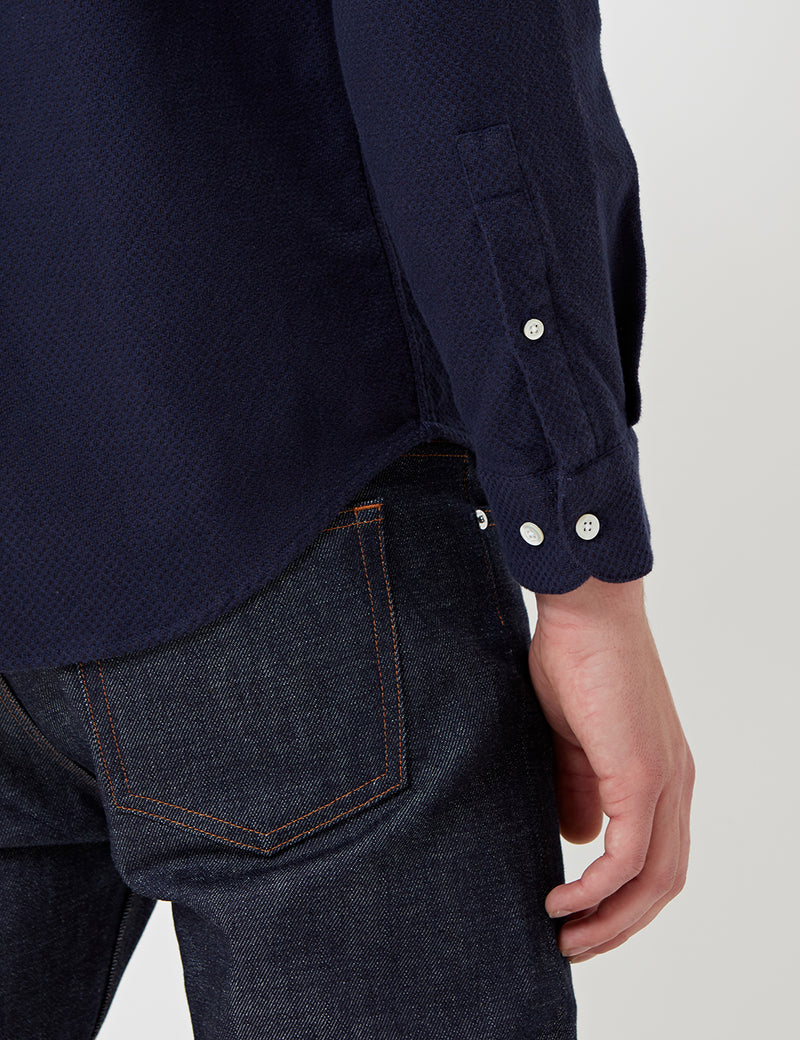 Chemise en flanelle portugaise Suave - Navy