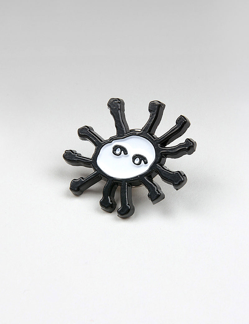 SCRT Sun Pin - Black/White