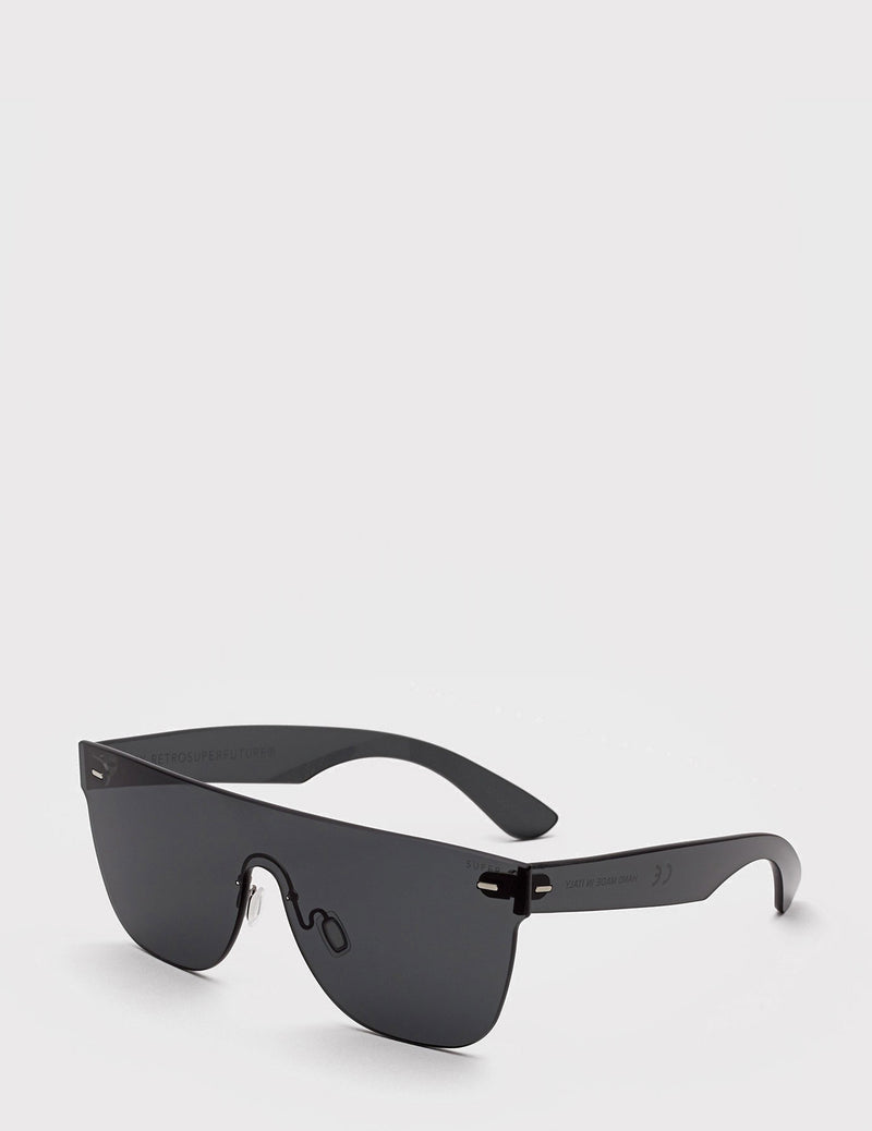 Super Tuttolente Flat Top Sunglasses - Black