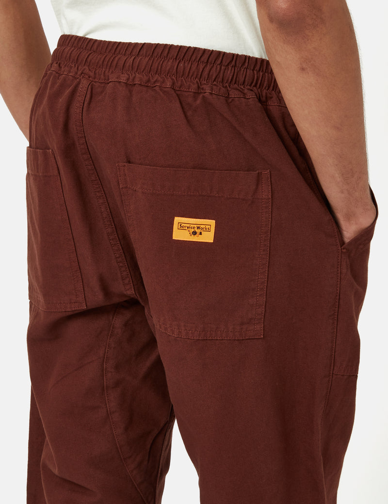 Service Works Classic Chef Pants (Canvas) - Brown